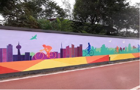 彬州墙体彩绘-围墙