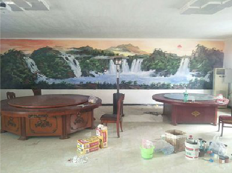 彬州墙绘-写实风景