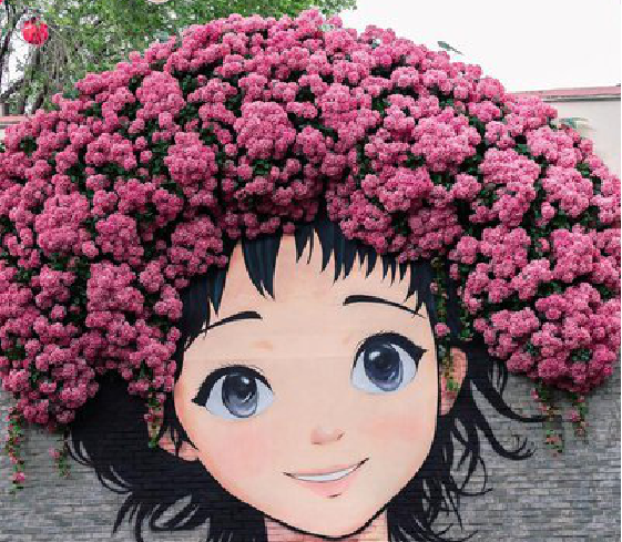 彬州墙体彩绘-网红墙打卡