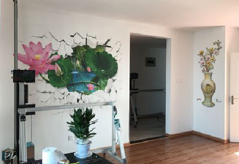 彬州墙体彩绘相比墙纸的优势。