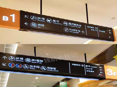 彬州如何通过商场标识牌引导客流分布？