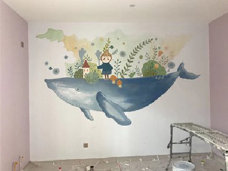 彬州手绘墙的特点及优势。